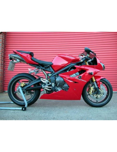 Tampons de protection R&G RACING Classic Style blanc Triumph 675 Daytona