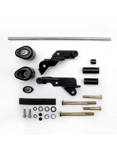 Tampons de protection R&G RACING Aero - noir Suzuki Hayabusa