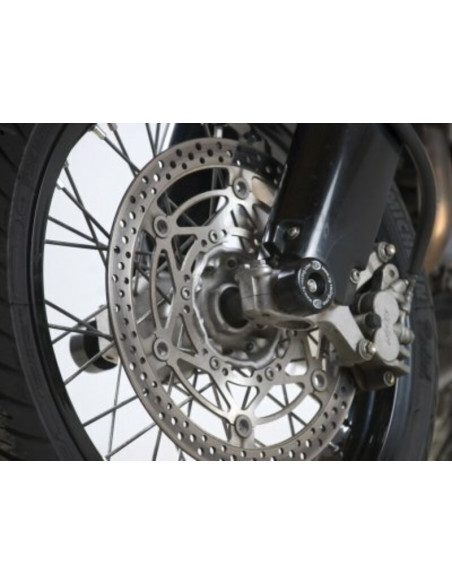 Protection de fourche R&G RACING noir Suzuki DR-Z400SM