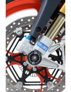 Protection de fourche R&G RACING noir Aprilia Tuono V4 2