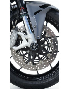 Protection de fourche R&G RACING noir MV Agusta Stradale 800 2