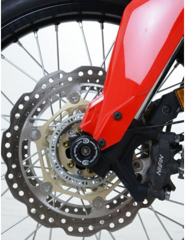 Protection de fourche R&G RACING noir Honda CRF1000L Africa Twin