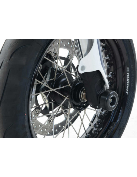 Protection de fourche R&G RACING noir Husqvarna 701 Supermoto
