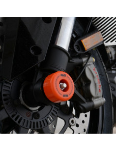 Protection de fourche R&G RACING orange KTM 1290 Super Duke/GT