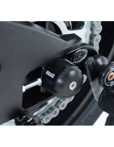 Protection de bras oscillant R&G RACING noir Suzuki GSX-S 1000 ABS/FA