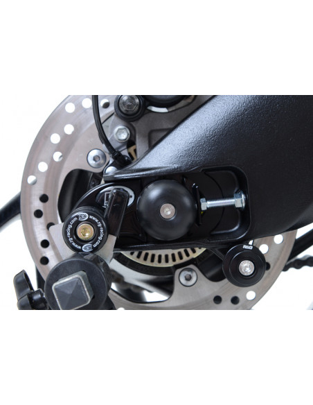 Protection de bras oscillant R&G RACING noir Suzuki GSX-S 1000 ABS/FA