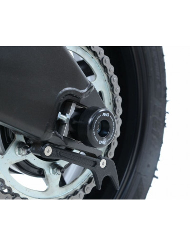 Protection de bras oscillant R&G RACING noir Yamaha YZF-R6/R1M