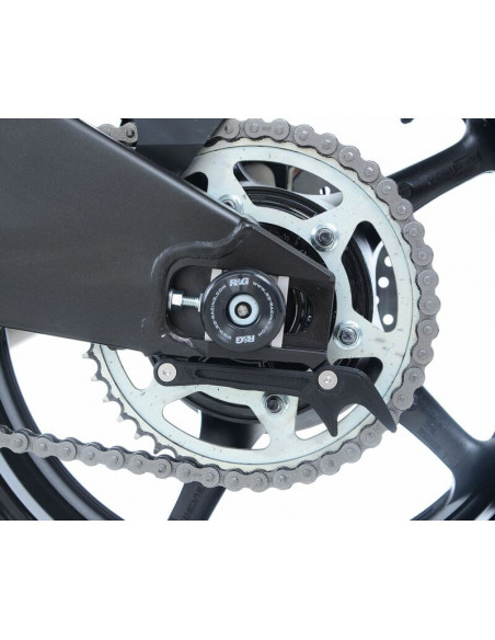 Protection de bras oscillant R&G RACING noir Yamaha YZF-R6/R1M