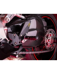 Carter de bras oscillant LIGHTECH carbone brillant Ducati Panigale