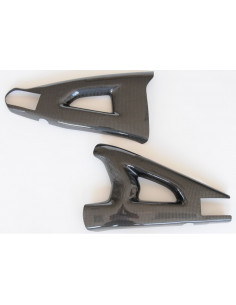 Carter de bras oscillant LIGHTECH carbone brillant Kawasaki Zx10R