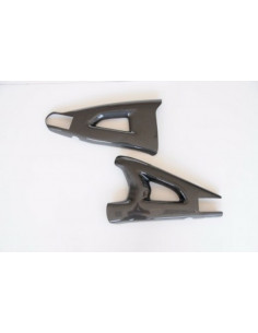 Carter de bras oscillant LIGHTECH carbone brillant Kawasaki Zx10R