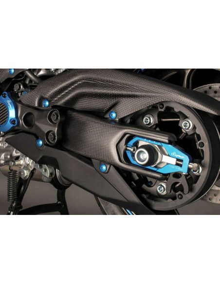 Protection de bras oscillant LIGHTECH carbone mat Yamaha T-Max 530