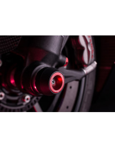 Protection de fourche et bras oscillant (axe de roue) LIGHTECH rouge Ducati Panigale 1199 2