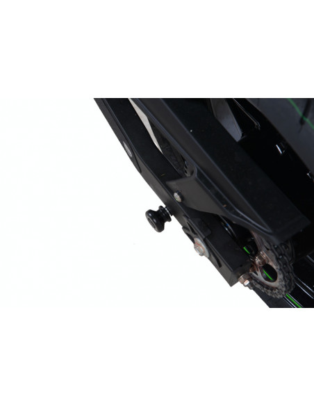 Pions de bras oscillant R&G RACING noir Kawasaki Ninja 400