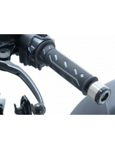 Embouts de guidon R&G RACING noir Kawasaki Ninja 250 2