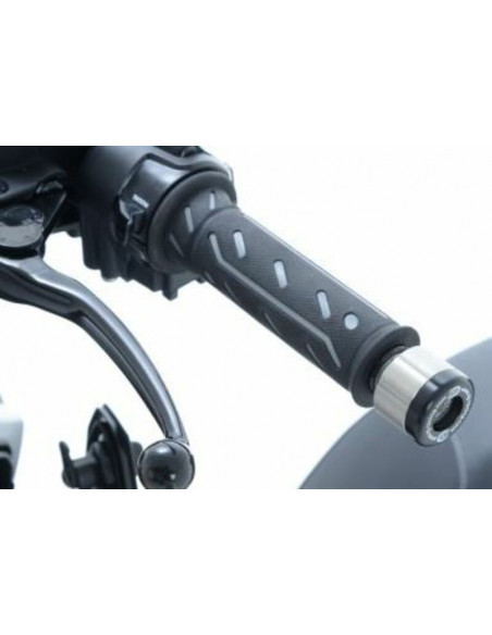 Embouts de guidon R&G RACING noir Kawasaki Ninja 250