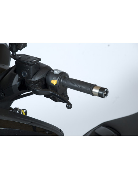 Embouts de guidon R&G RACING noir Yamaha