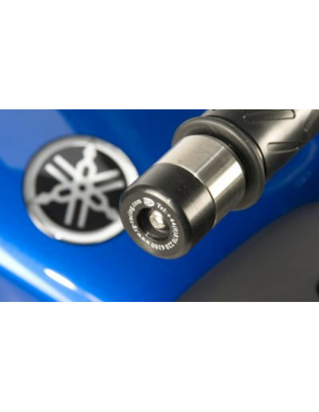 Embouts de guidon R&G RACING noir Yamaha