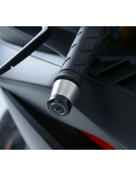 Embouts de guidon R&G RACING noir Honda CBR250RR