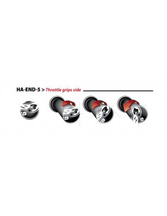 Embouts de guidons S3 End 5 Ø12mm noir 2