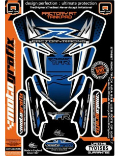 Protection de réservoir MOTOGRAFIX 4pcs bleu/noir/blanc 4pcs Yamaha