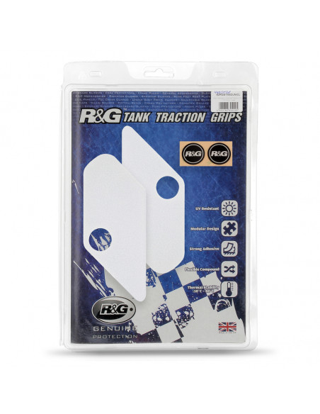 Kit grip de réservoir R&G RACING Eazi-Grip™ translucide
