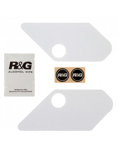 Kit grip de réservoir R&G RACING Eazi-Grip™ translucide
