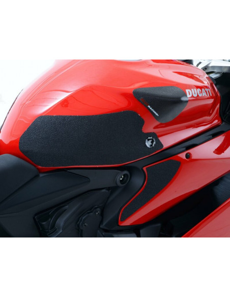 Kit grip de réservoir R&G RACING 4 pièces noir Ducati Panigale