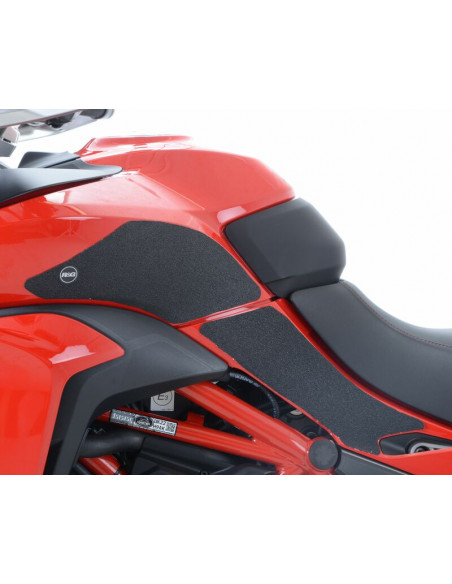 Kit grip de réservoir R&G RACING 4 pièces noir Ducati 1200 Multistrada
