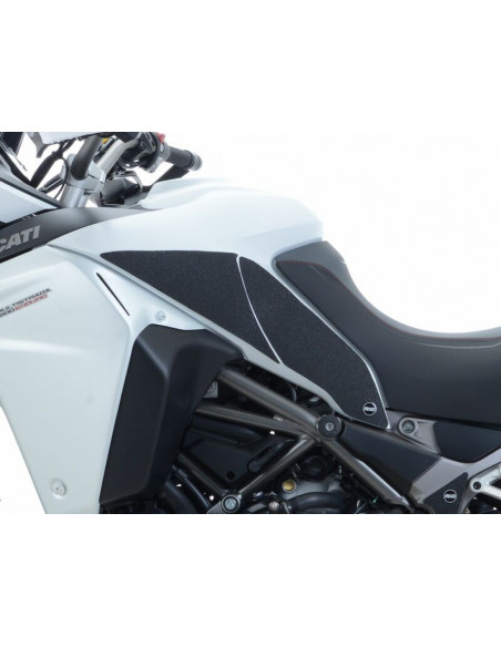Kit grip de réservoir R&G RACING 4 pièces noir Ducati Multistrada Enduro