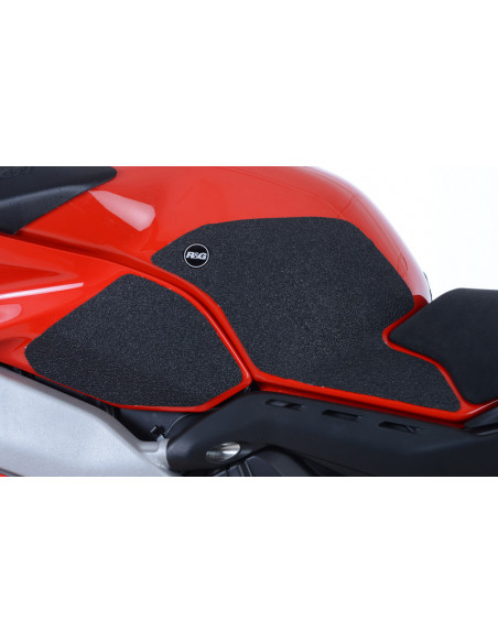Kit grip de réservoir R&G RACING 4 pièces translucide Ducati Panigale V4