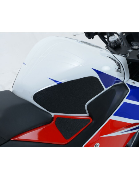 Kit grip de réservoir R&G RACING 4 pièces noir Honda CBR300R