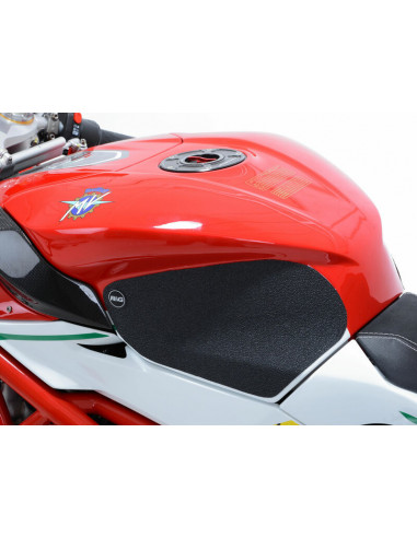 Kit grip de réservoir R&G RACING 2 pièces noir MV Agusta F4RR