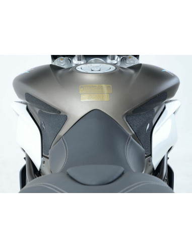 Kit grip de réservoir R&G RACING 4 pièces noir MV Agusta 800 Stradale