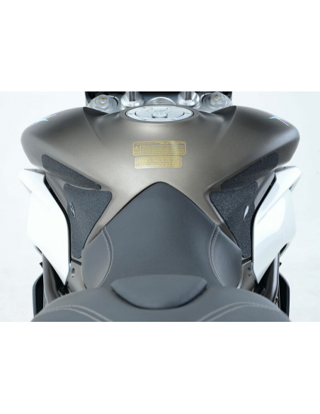 Kit grip de réservoir R&G RACING 4 pièces noir MV Agusta 800 Stradale