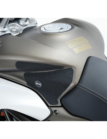 Kit grip de réservoir R&G RACING 4 pièces noir MV Agusta 800 Stradale