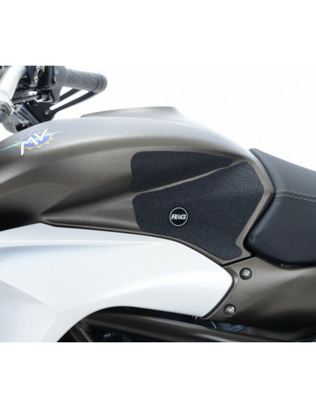Kit grip de réservoir R&G RACING 4 pièces noir MV Agusta 800 Stradale