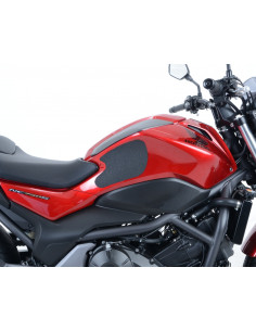 Kit grip de réservoir R&G RACING 2 pièces noir Honda NC700S/750S 2