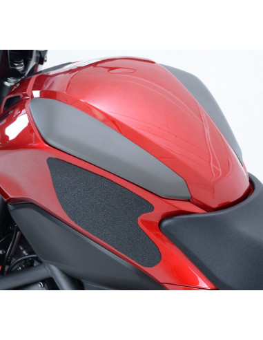 Kit grip de réservoir R&G RACING 2 pièces noir Honda NC700S/750S