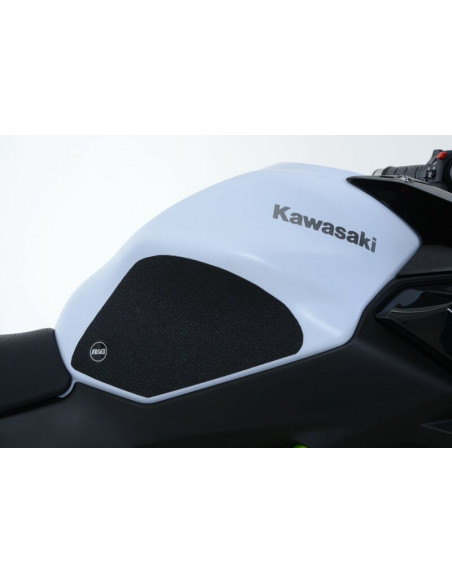 Kit grip de réservoir R&G RACING noir (4 pièces) Kawasaki Z650