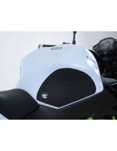 Kit grip de réservoir R&G RACING noir (4 pièces) Kawasaki Z650