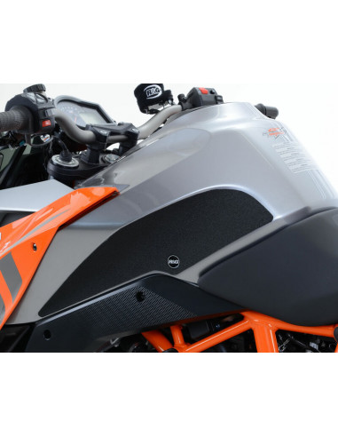 Kit grip de réservoir R&G RACING 2 pièces noir KTM Superduke GT