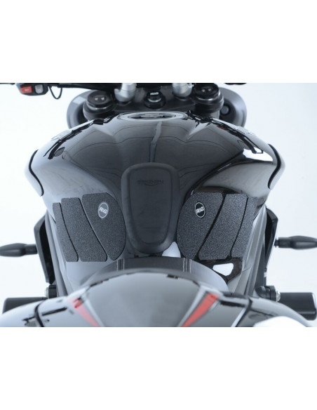 Kit grip de réservoir R&G RACING translucide (6 pièces) Triumph