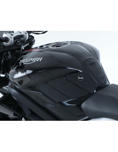 Kit grip de réservoir R&G RACING translucide (6 pièces) Triumph