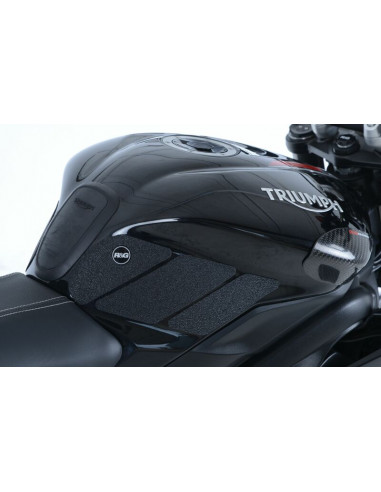 Kit grip de réservoir R&G RACING translucide (6 pièces) Triumph