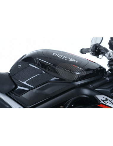 Kit grip de réservoir R&G RACING translucide (6 pièces) Triumph