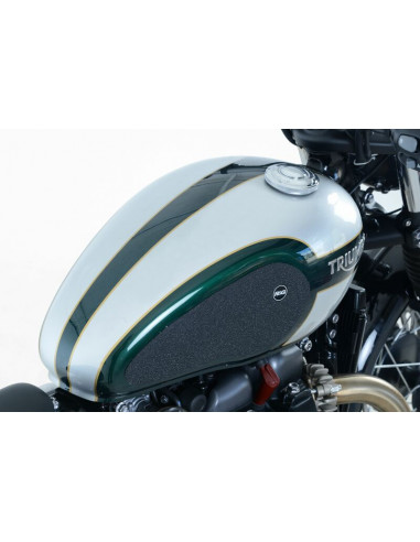 Kit grip de réservoir R&G Racing 2 pièces translucide Triumph Bonneville Bobber