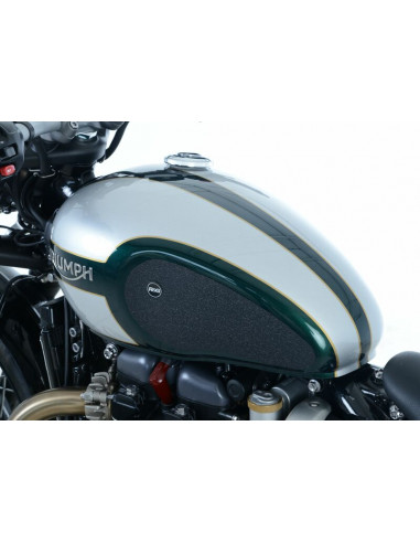 Kit grip de réservoir R&G RACING 2 pièces noir Triumph Bonneville Bobber
