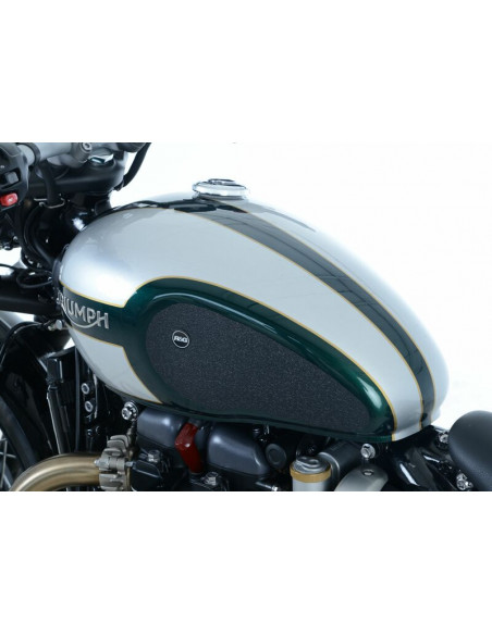 Kit grip de réservoir R&G RACING 2 pièces noir Triumph Bonneville Bobber