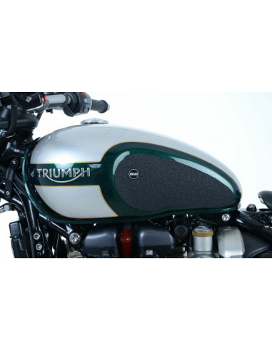 Kit grip de réservoir R&G RACING 2 pièces noir Triumph Bonneville Bobber